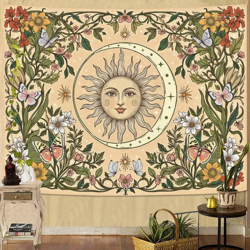 Vista 5 de Accnicc - Tapices Boho de Sol y Luna10127AXS