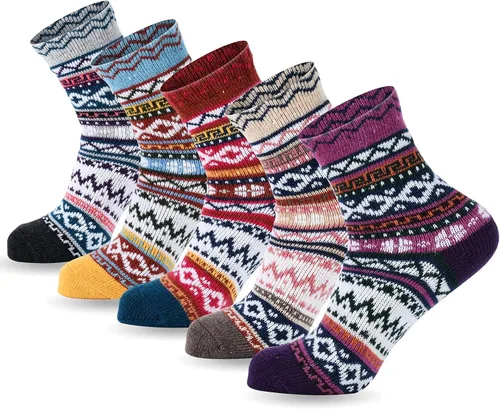 Vista 10 de MORECOO Socks for Women - Stocking Stuffers Gifts for Women A-multicolor 4
