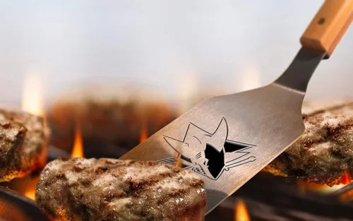 Vista 3 de YouTheFan NHL San Jose Sharks Classic Series - Juego de barbacoa de 3 piezas