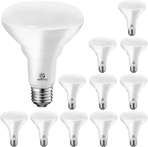 Bombillas LED empotradas Energetic BR30, equivalente a 105W, 1500LM, regulables, blanco frío 4000K, focos para interiores para luminarias 4000K
