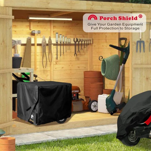 Vista 7 de Porch Shield - Cubierta universal impermeable, para generador. Negro