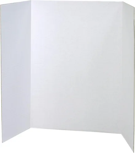 Vista 2 de Pacon Tableros de presentación, pared individual, blanco, 48 x 36 pulgadas, 4