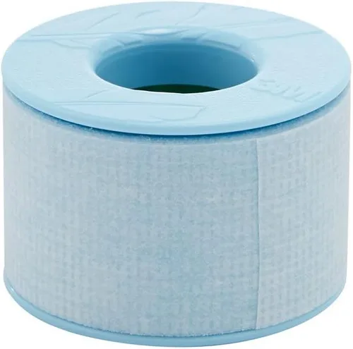 Vista 3 de 3M Micropore - Cinta médica de silicona respetuosa con la piel, 1 pulgada x 5-1/2 yardas, azul, 12 rollos, 1 paquete