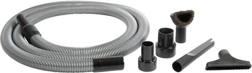 Vista 11 de Cen-Tec Systems Premium Attachment 2 adaptadores de tanque y manguera de extensión de vacío de 1.25 pulgadas de diámetro, 16 pies, plata (96018)