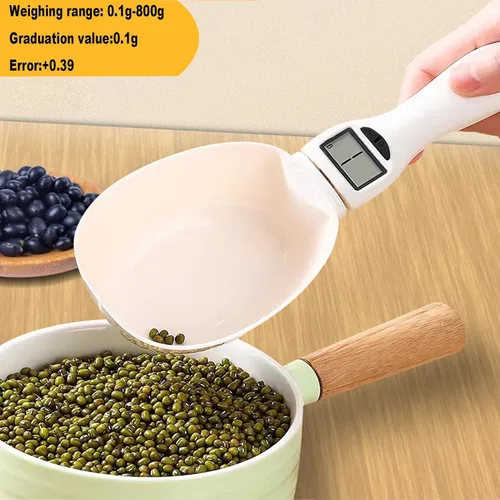 Vista 5 de Nueva Cuchara Medidora Digital 2025, Cuchara Medidora de Alimentos Digital - Cuchara Medidora Electrónica de Cocina para Cocinar y Hornear - Cuchara