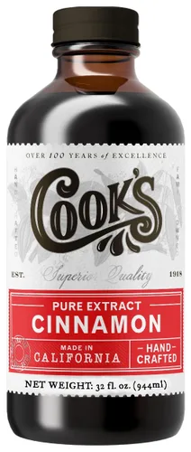 Vista 18 de Cook's, Vainilla pura sin alcohol, para cocinar, hornear, postres, vainilla pura de Madagascar, 4 onzas