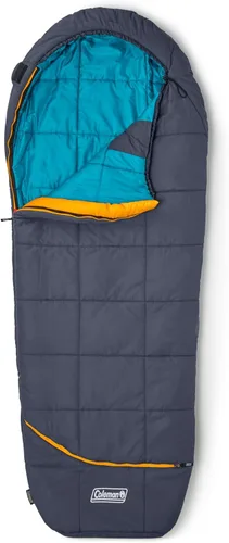 Vista 8 de Coleman Big Bay 0/20/40°F Cold-Weather Sleeping Bag, Adult Mummy Sleeping Bag with Headrest, Foot Ventilation, & Storage Sack, Big & Tall Options