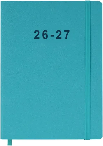 Vista 34 de 26-27 Academic Planner - Weekly and Monthly Planner, Jul 2026 - Jun 2027, Holidays, Contacts and Notes Pages, Vegan Leather Cover, Elastic Closure