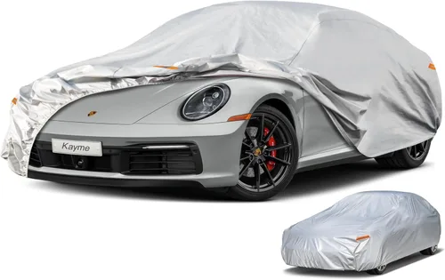 Vista 49 de Kayme Funda para Automóvil Impermeable para Todo Clima para Automóviles, Ajuste Universal para Sedán/Deportivos/Cupé Compatible con Mazda Miata MX5
