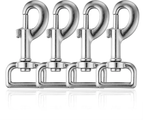 Ganchos giratorios para correa de perro, 4 piezas