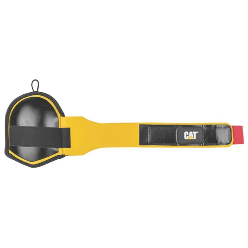 Vista 4 de CAT Rodilleras antideslizantes suaves para protección de trabajo, correas elásticas seguras, construcción, trabajos de piso, cojín interior, un par