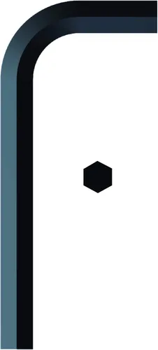 EKLIND 90216 Llave allen llave hexagonal resistente a manipulaciones de seguridad 1/4"