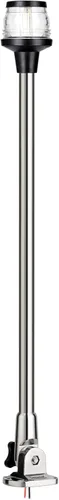 Vista 8 de MARINE SYSTEM Hecho 3-NM Luz LED plegable para popa de lancha, luz de anclaje 360° para pontón y lancha de pesca, 22.86 cm, 12-24V