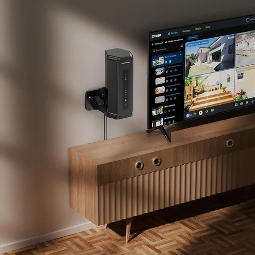 Vista 5 de XLTTYWL Orbi 370 - Kit de montaje en pared, soporte de montaje Orbit 7, optimiza el espacio, compatible con sistemas de malla Orbi 7 y enrutadores