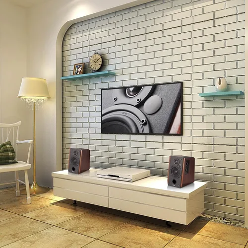 Vista 6 de Edifier R1700BT - Altavoz Bluetooth para estantería - Monitores activos de campo cercano para estudio - Altavoces alimentados 2.0, configuración