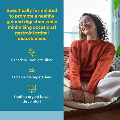 Vista 2 de Natural Factors Probiótico biótico para alivio del SII, 30 CT