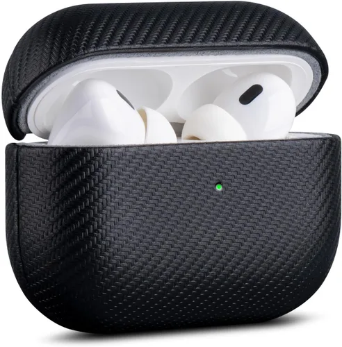 Vista 18 de Haobobro Leather Case [Top Grain Leather] for AirPods Pro 2 Leather Case - Handmade Air Pods Pro 2 Leather Case with Hand Strap - Leather Case for