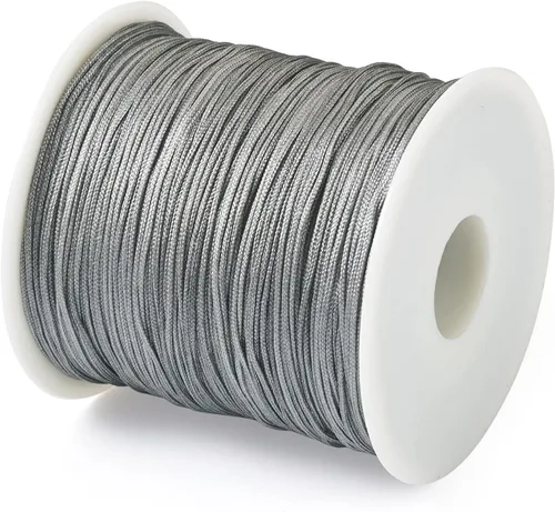 Vista 24 de Cheris - Cuerda de nailon para abalorios de nailon de 0.031 in, color azul, hilo de macramé, para hacer joyas, suministros de envoltura Kumihimo