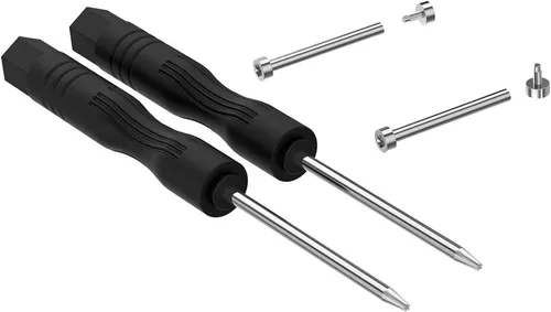 Vista 8 de Correa de reloj para Garmin Fenix 7/Fenix 5/Fenix 6 tornillos, tornillos de repuesto de metal de 0.866 pulgadas con herramienta de extracción
