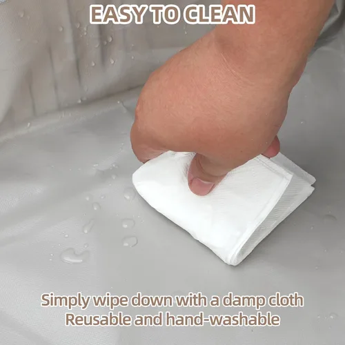 Vista 7 de Forro de jaula de conejillo de indias para jaula de 36 x 24 pulgadas, lona inferior Oxford 600D con lados elevados de 4 pulgadas, base de jaula