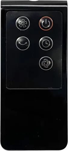 Vista 7 de SPT SF-1536BK: Ventilador de torre con control remoto y temporizador en negro