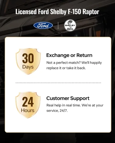 Vista 9 de Ford Shelby F-150 24V - Auto eléctrico para niños de 3 a 6 años Negro