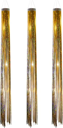 Vista 10 de In the Breeze Calcetín de viento holográfico Mylar azul cobalto 9063