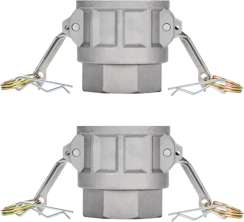 Vista 11 de EASTRANS Aluminio Global Tipo A Leva y Ranura Manguera Acoplador de Manguera Camlock, 1.5" Enchufe x 1.5" NPT Hembra