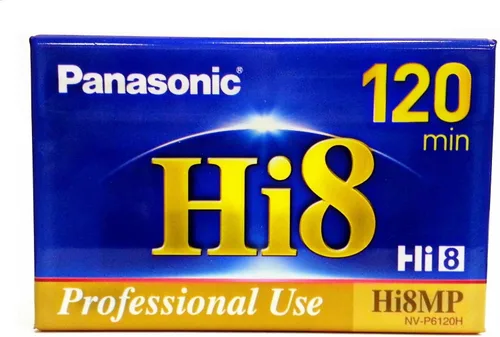 Panasonic Cinta Hi8 120 Min Negra 0.315 in
