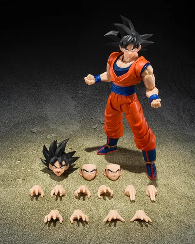Vista 6 de TAMASHII NATIONS - Dragon Ball Z - Son Goku (El Saiyan de Corazón Noble) Figura de acción S.H.Figuarts