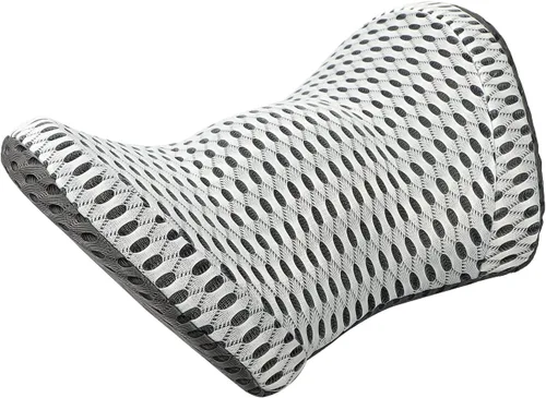 Vista 3 de GREUS Almohada lumbar para asiento de coche, reposacabezas de malla transpirable, para el cuello, cojín de apoyo lumbar para asiento de coche, silla