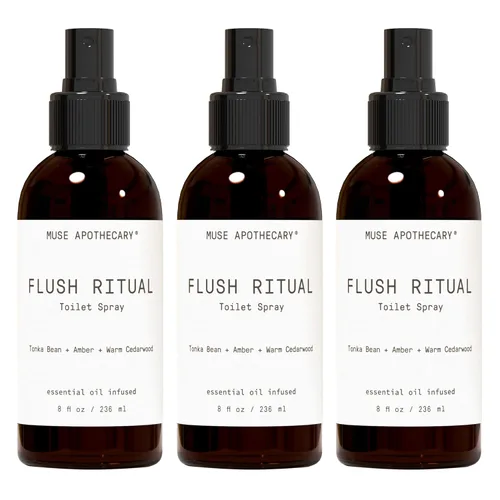 Vista 53 de Muse Apothecary Flush Ritual - Espray para inodoro aromático y refrescante, usar antes de ir, 2 onzas, infundido con aceites esenciales naturales