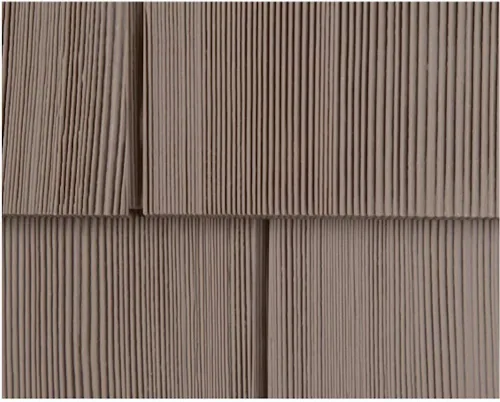 Vista 4 de Polaris Homeside Select doble de 7 pulgadas, revestimiento de vinilo de cedro sacudido (1/2 cuadrado), color gris carbón