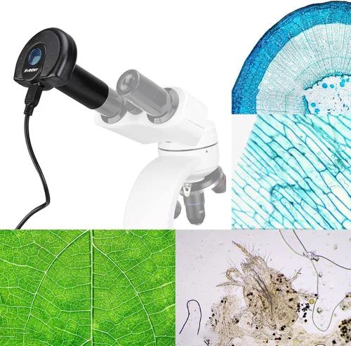 Vista 6 de SVBONY Cámara digital del microscopio SV189, accesorios del microscopio USB2.0 de 1,3 millones del pixel, convenientes para la fotografía