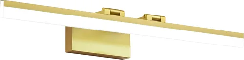 Vista 10 de SOLFART Luces LED de Tocador de 24 Pulgadas Níquel Cepillado Lámpara de Baño Luces de Tocador de Baño Sobre Espejo Accesorios de Iluminación