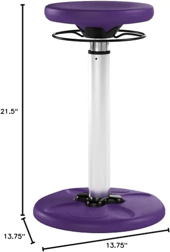 Vista 57 de Kore - Silla de altura ajustable, asiento activo para niños, adolescentes: Mejor que una pelota de equilibrio, asientos flexibles para aula.