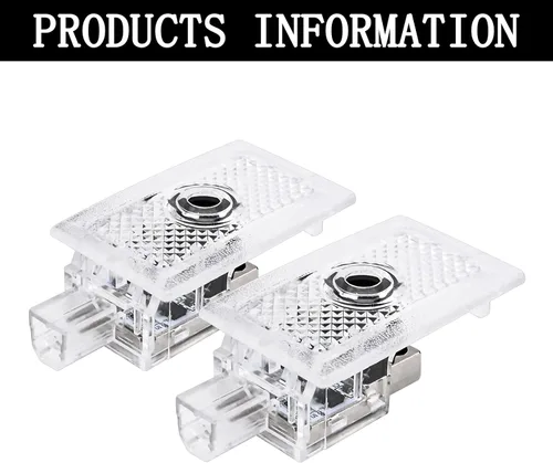 Vista 2 de Pherfy - 2 luces LED para puerta de automóvil, proyector de logotipo de Pherfy que nunca se desvanece, proyector de charco LED fantasma, accesorios