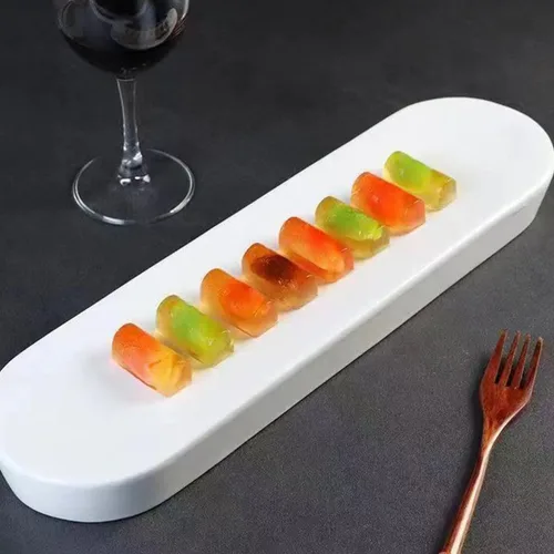 Vista 7 de Moldes cilíndricos de silicona – Molde de troncos de 9 cavidades para tartas, molde de chocolate, moldes de silicona antiadherentes para hornear