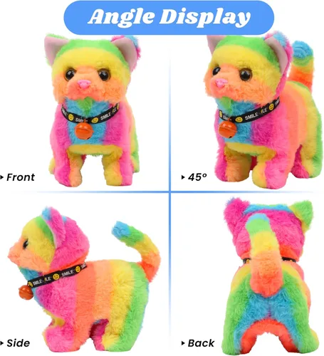 Vista 50 de Hopearl - Juguete de peluche electrónico interactivo de conejo con orejas LED, sonidos y movimientos; camina, se menea e ilumina las orejas, mueve