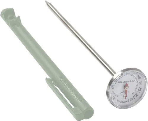 Vista 11 de KitchenAid KQ901 Termómetro de comida de lectura instantánea para cocina o parrilla, rango de temperatura: 20F a 220F, dial de 1 pulgada, negro