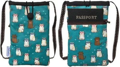 Vista 18 de Tainada Bolsa pequeña cruzada para teléfono inteligente, a prueba de golpes, cartera de hombro cruzado para iPhone 15/14 Pro, 13 mini; Samsung