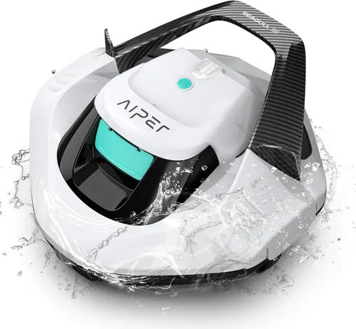 (2026 Upgrade) AIPER Seagull SE Cordless Robotic Pool Cleaner, Above Ground Pool Vacuum with LED Indicator, Lasts 100 Mins, Self-Parking, Ideal for