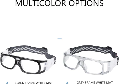 Vista 7 de SooGree - Lentes deportivos para correr, lentes de protección polarizados, anti niebla absorción de golpes con correa ajustable