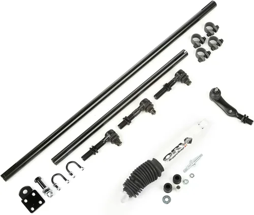 Rugged Ridge | Kit de dirección, amortiguador, resistente | 18050.88 | Compatible con Jeep Cherokee, Grand Cherokee y Wrangler 4.0L 1984-2006