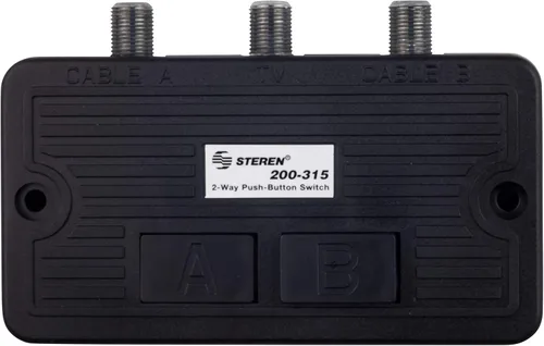 Vista 4 de STEREN Interruptor de red - Divisor coaxial de 2 vías - Divisor de antena - Interruptor de transferencia manual - Divisor de cable coaxial de 2 vías
