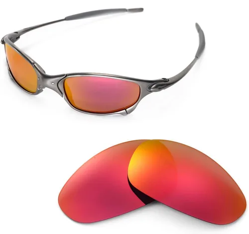 Lentes y kit de goma Walleva (calcetines y amortiguadores para templo) para Oakley Juliet 23 opciones disponibles