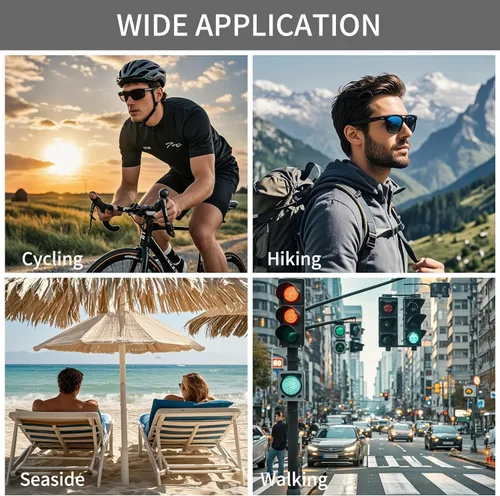 Vista 3 de Accesorios para lentes inteligentes Ray-Ban Meta Wayfarer/Headliner/Skyler, vienen con almohadillas nasales, 4 pares, cordón ajustable anticaída