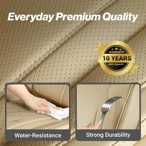 Vista 7 de Coverland Custom Car Seat Covers Compatible with 2016-2024 Chevy Camaro Bucket Seats Convertible Style Seat - Premium Leather Memory Foam Waterproof