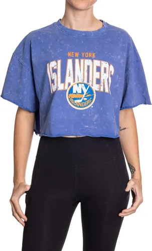 Vista 12 de Calhoun NHL Surf & Skate Camiseta de mujer de corte amplio con hombros caídos y lavado ácido