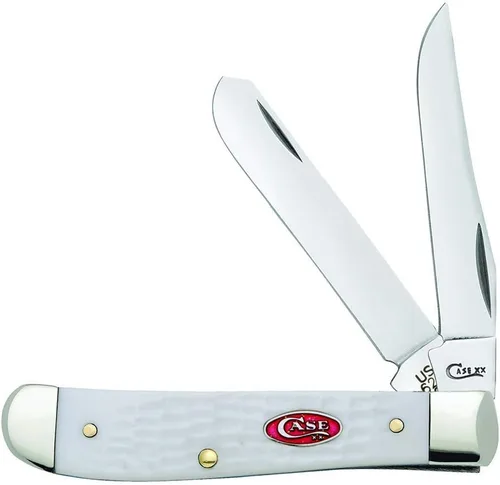 Vista 15 de Case XX WR - Navaja de bolsillo Mini Trapper de hueso ámbar, artículo #013 - (6207 SS) - Longitud cerrada: 3 1/2 pulgadas